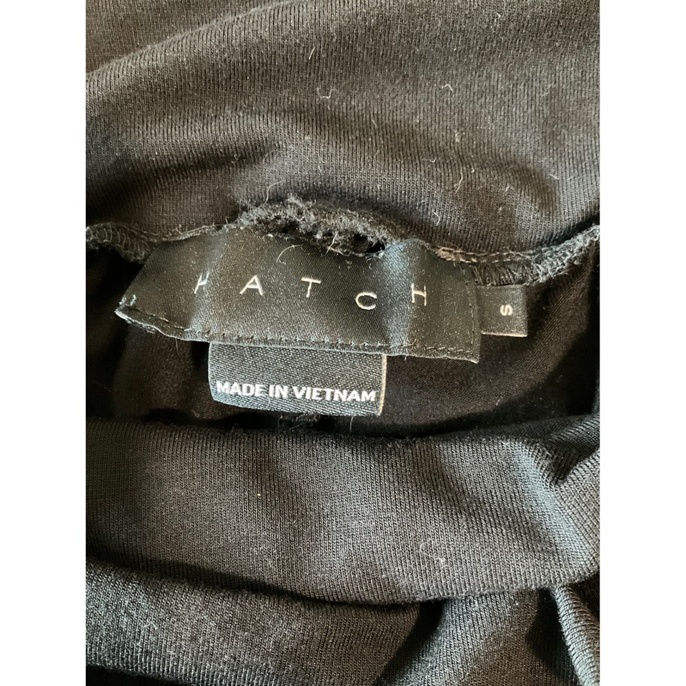 Hatch Over Under Maternity Pants Easy High-Waist Joggers Black Pull On Pockets S - Picture 6 of 9